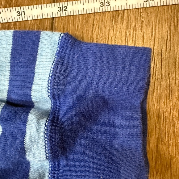 Hanna Andersson 2-Piece Long John Blue Striped Pajama Set, Organic Cotton, sz 10 - Picture 15 of 15